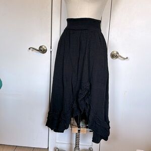 American eagle gauze skirt in black high low on the side!!!!